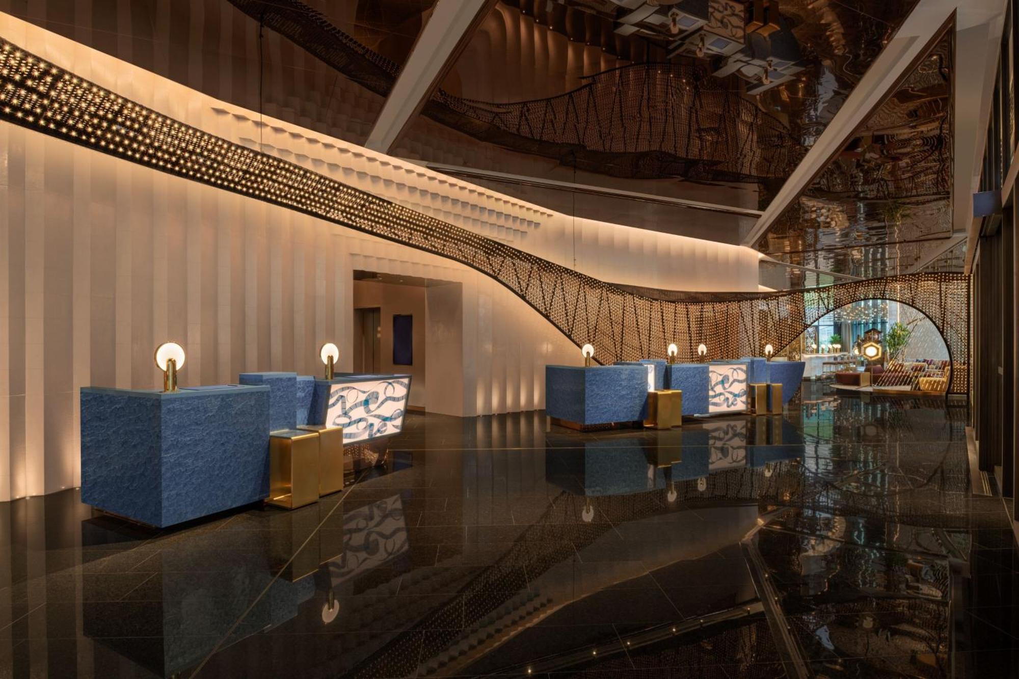 W Macau - Studio City Exterior foto The lobby of the hotel