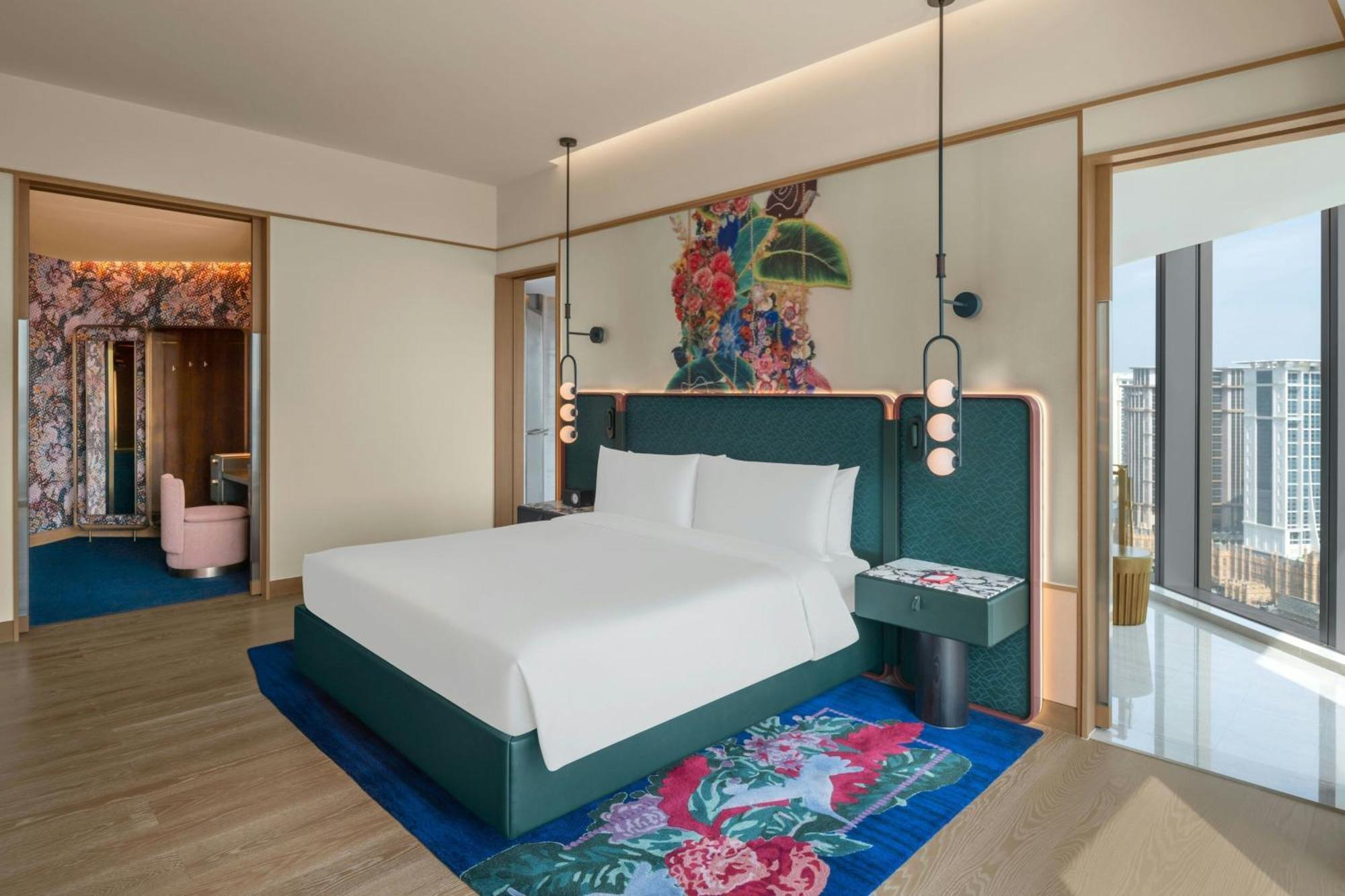 W Macau - Studio City Exterior foto A bedroom at the hotel
